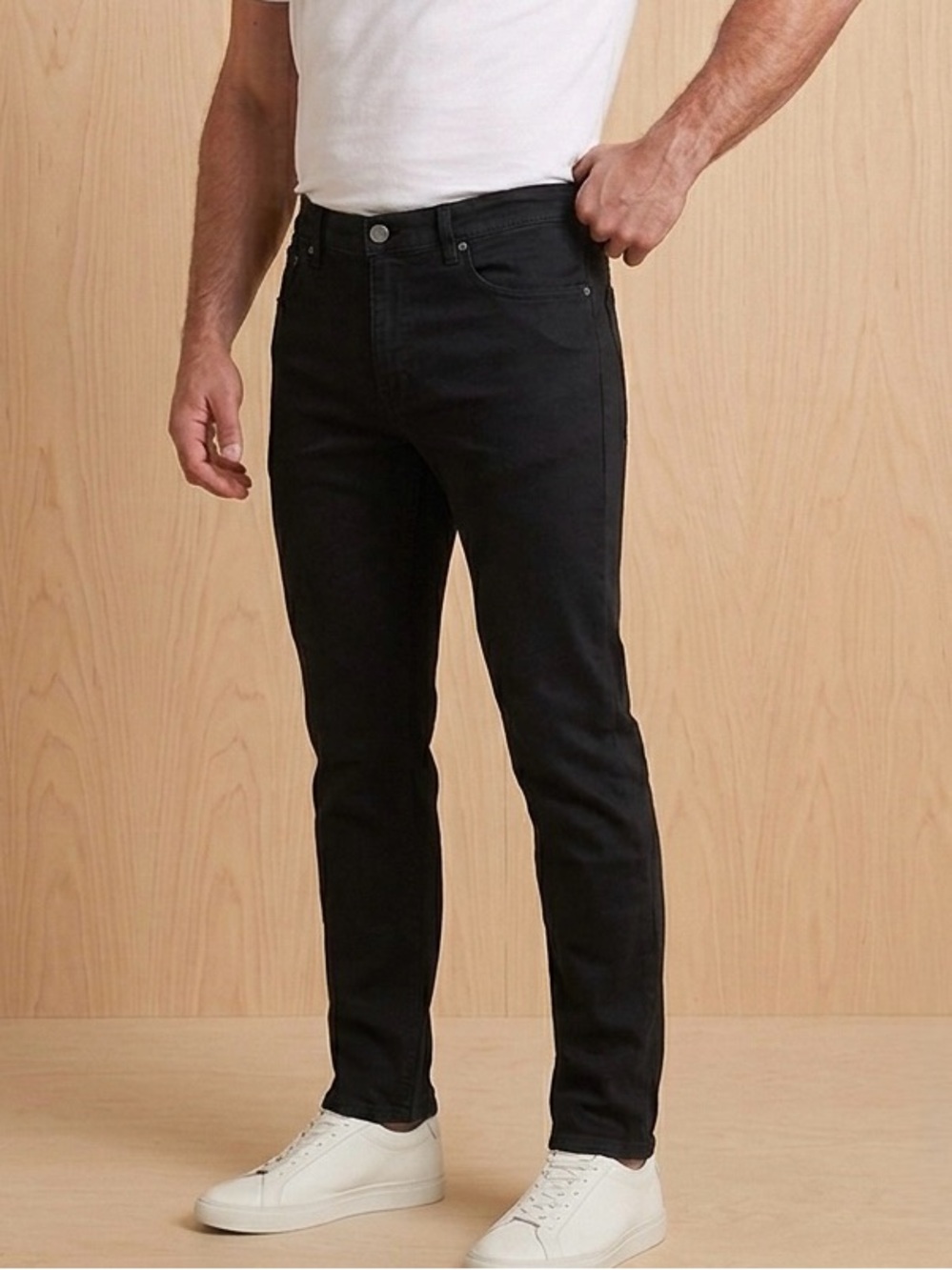 Nick Danger Men’s Black Stretch Pants in size 38x32.